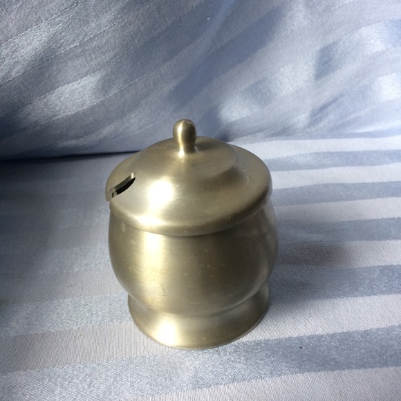 Vtg Pewter Creamer & Sugar Bowl– Marked w/''bp' - Picture 8 of 8